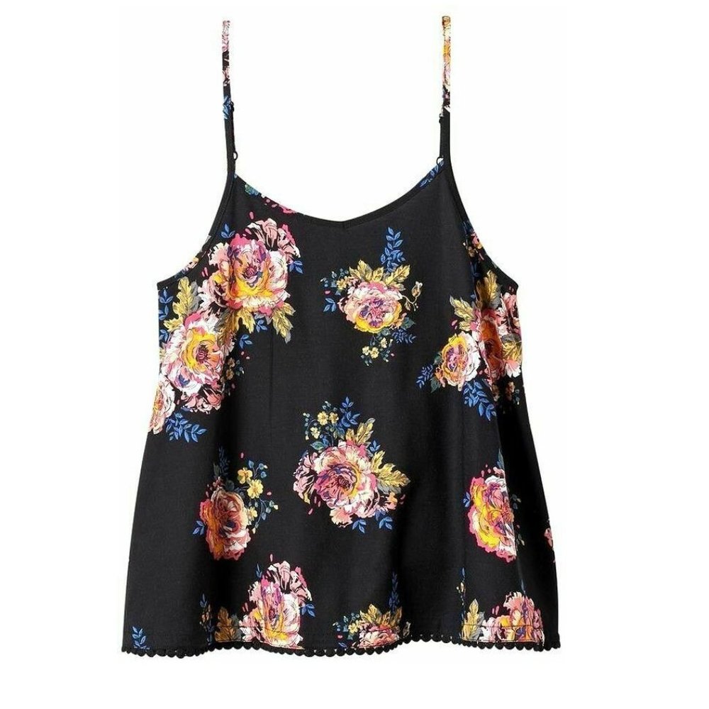 Mudd Crochet-Trim Swing Crop Tank - Girls' Plus